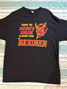 The Meatmen Graphic Black T-Shirt Size XL